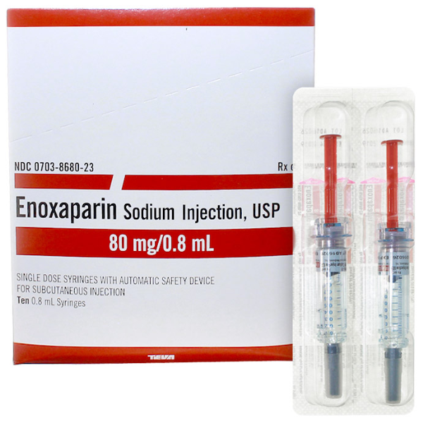 ENOXAPARIN SODIUM 80MG/0 8ML RX Products