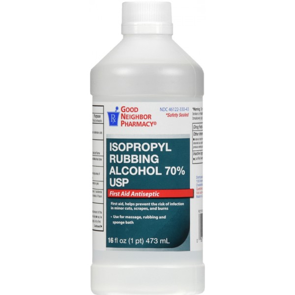 Alcool isopropylique à 70 % 500 ml 20/caisse – therapysupply