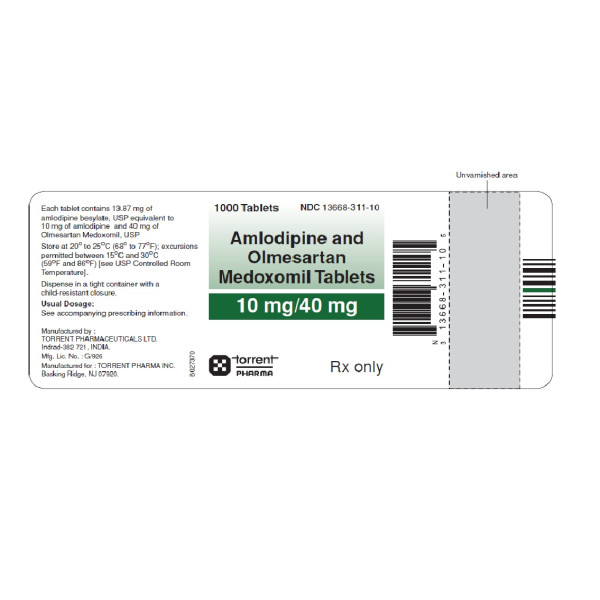 AMLODIPINE OLMESARTAN 10 40MG RX Products Amlodipine olmesartan 10 40mg rx products
