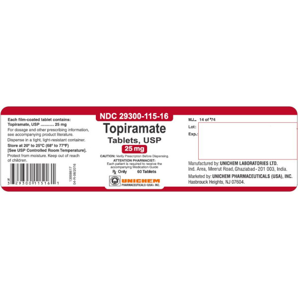 Topamax 25 Mg Tablet