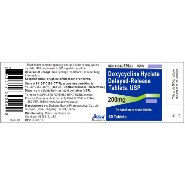 Doxycycline De 200 Mg