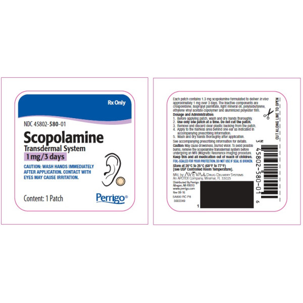 SCOPOLAMINE TD PATCH 1MG/3DAYS RX Products