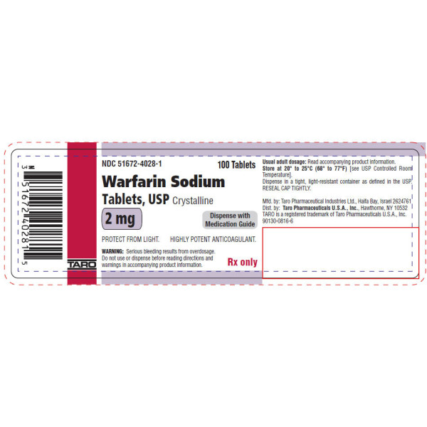 Coumadin 2mg