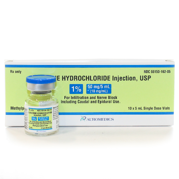 LIDOCAINE HCL PF 1 50MG/ 5ML RX Products
