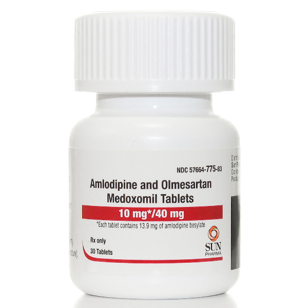 AMLODIPINE OLMESARTAN 10/40MG RX Products