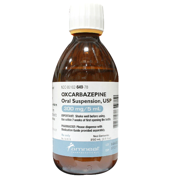 OXCARBAZEPINE ORAL SUS 300/5ML - RX Products