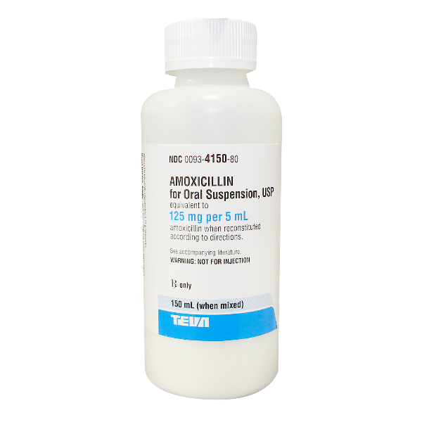 AMOXICILLIN SUSP 125MG/ 5ML - RX Products