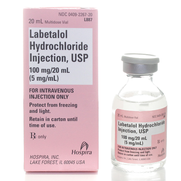 Labetalol (Normodyne) Vial, 5mg/mL