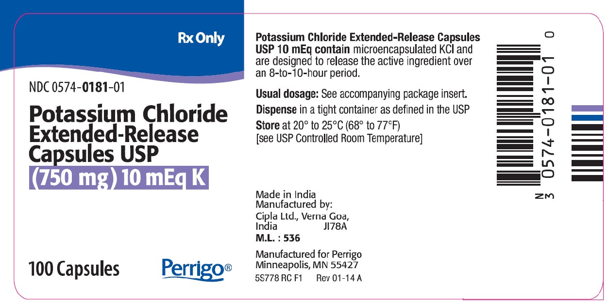 POTASSIUM CHLORIDE ER 10MEQ RX Products