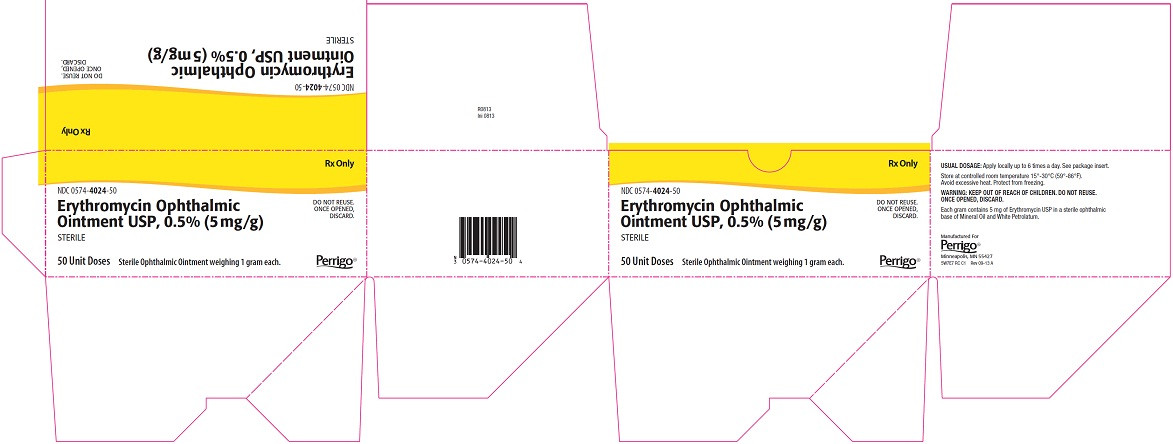 ERYTHROMYCIN OPHTH OINT 0.5% - RX Products