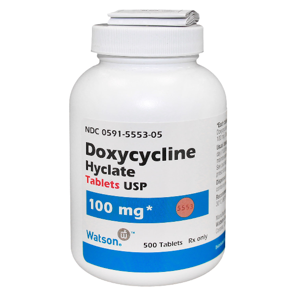 Doxycycline hyclate 100mg precio