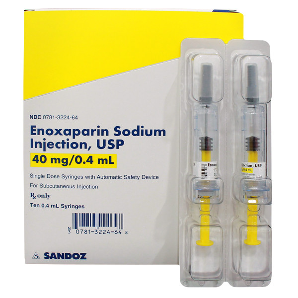 ENOXAPARIN SODIUM 40MG/0 4ML RX Products