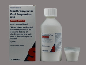 CLARITHROMYCIN 250MG/ 5ML - RX Products