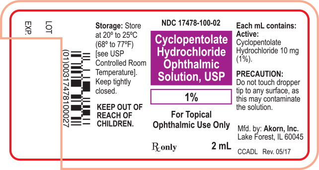 Cyclopentolate Spray CYCLOPENTOLATE HCL 1% OPHTH SL - RX Products