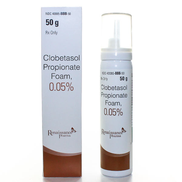 Clobetasol Propionate 0.05% Foam 50gm (Generic Olux)