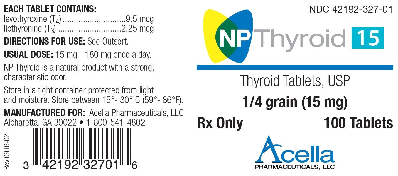 NP THYROID ORAL 15MG RX Products