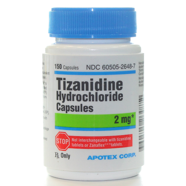 TIZANIDINE HCL 2MG - RX Products