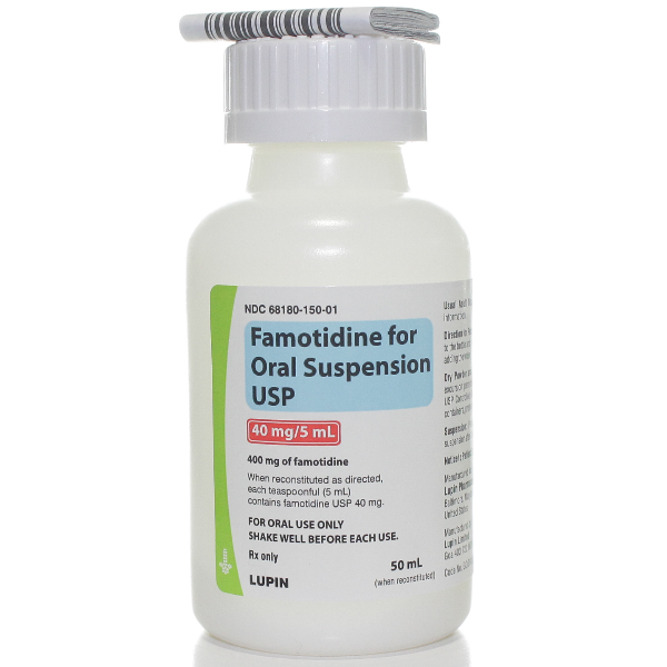 FAMOTIDINE ORAL SUSP 40MG/5ML - RX Products