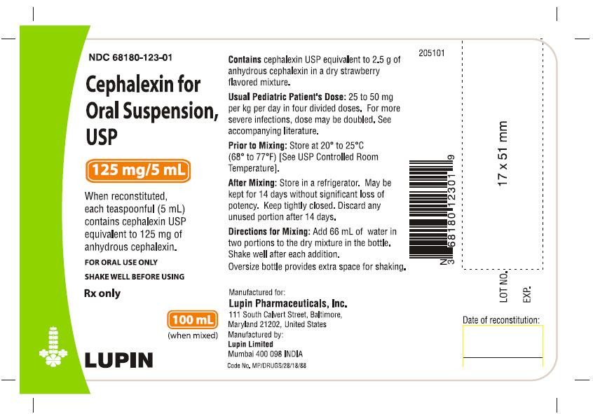 CEPHALEXIN 125MG/5ML - RX Products