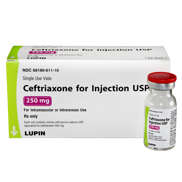 CEFTRIAXONE SODIUM 250MG RX Products