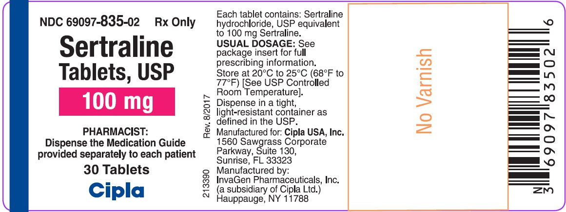 SERTRALINE HCL 100MG - RX Products