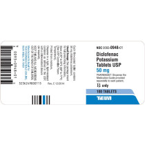 DICLOFENAC POTASSIUM 50MG