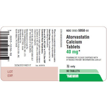 ATORVASTATIN CALCIUM 40MG