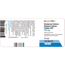 DIVALPROEX NA DR 125MG