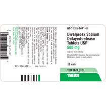 DIVALPROEX NA DR 500MG