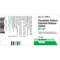 FLUVASTATIN SODIUM ER 80MG