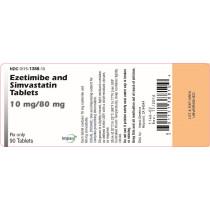 EZETIMIBE/SIMVASTATIN 10/80MG