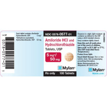 AMILORIDE HCL/HCTZ 5/50MG