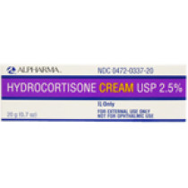 HYDROCORTISONE CRM 2.5%