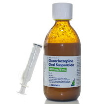 OXCARBAZEPINE ORAL SUS 300/5ML