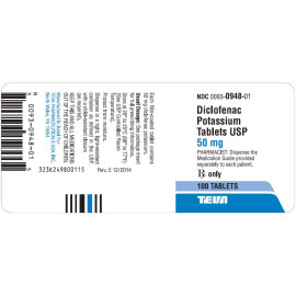 DICLOFENAC POTASSIUM 50MG