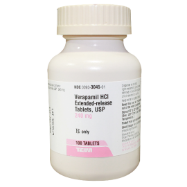 VERAPAMIL HCL ER 240MG