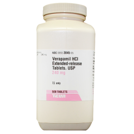 VERAPAMIL HCL ER 240MG