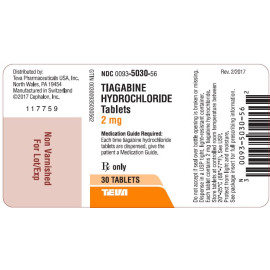 TIAGABINE HCL 2MG