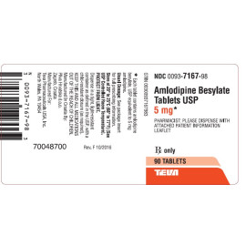 AMLODIPINE BESYLATE 5MG