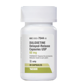 DULOXETINE HCL DR 60MG