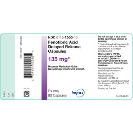 FENOFIBRIC ACID DR 135MG