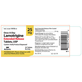 LAMOTRIGINE ER 25MG