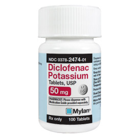 DICLOFENAC POTASSIUM 50MG