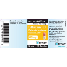 DILTIAZEM ER 60MG