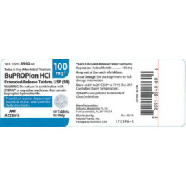 BUPROPION HCL SR 100MG