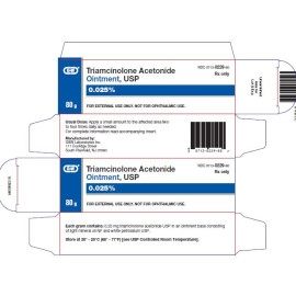 TRIAMCINOLONE ACE OINT 0.025%