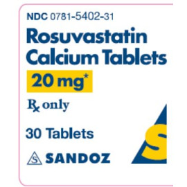 ROSUVASTATIN CALCIUM 20MG