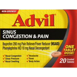 ADVIL SINUS CONGESTION AND PAIN