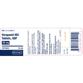 VERAPAMIL HCL 40MG