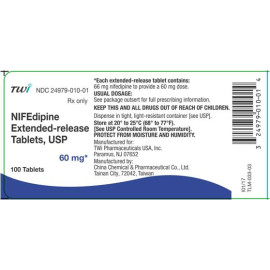 NIFEDIPINE ER 60MG